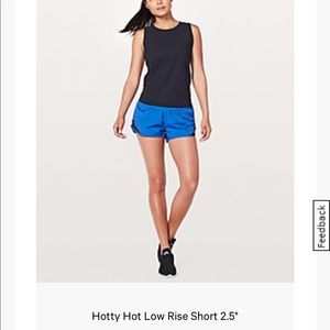 Lululemon Hotty Hot Short